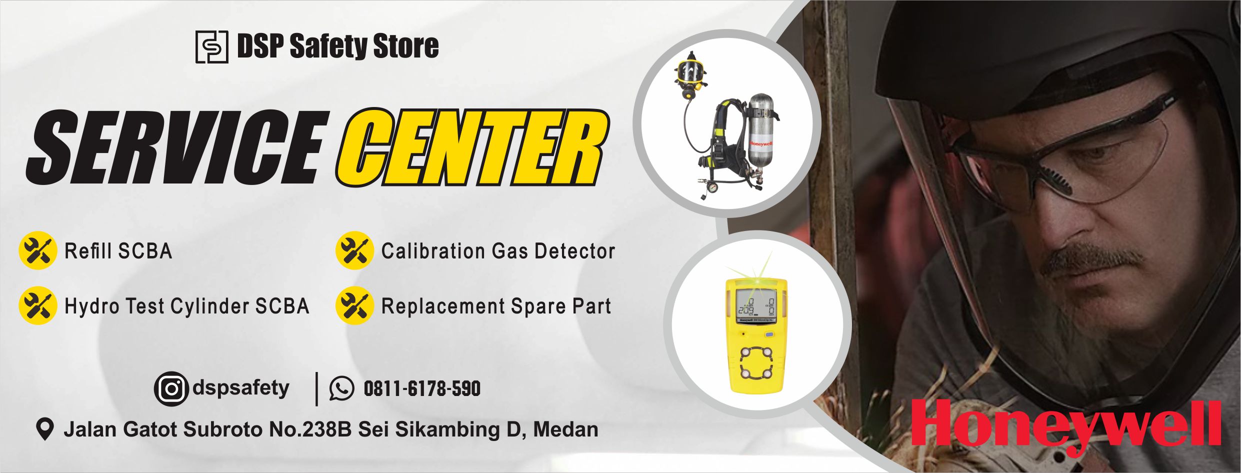 Distributor alat K3 di Sumatera